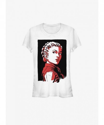 Marvel Yelena Girls Portrait Tee - White