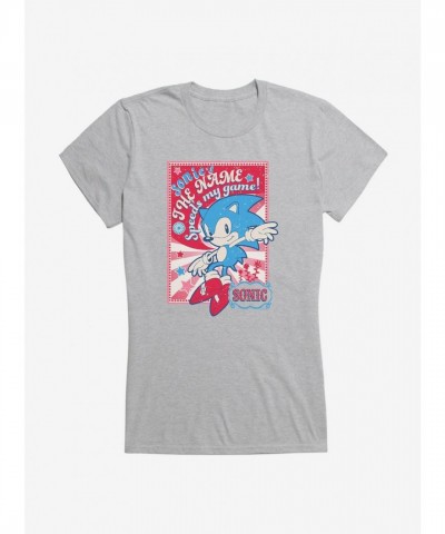 Sonic The Hedgehog Girls T-Shirt - Lightweight Cotton Tee