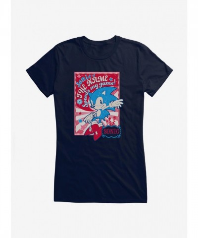 Sonic The Hedgehog Girls T-Shirt - Lightweight Cotton Tee