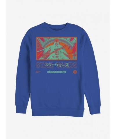 Star Wars Galactic Empire Crewneck Sweatshirt - Blue Men's