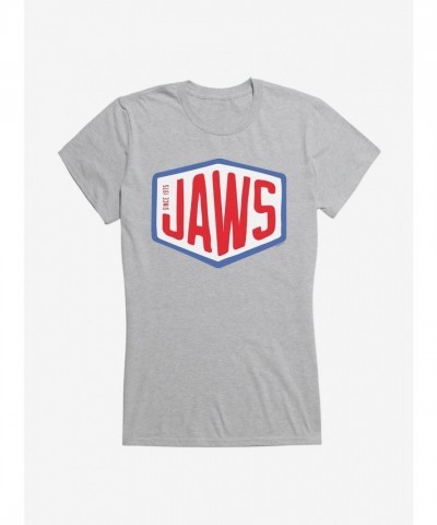Jaws Font Logo Lightweight Cotton Girls T-Shirt