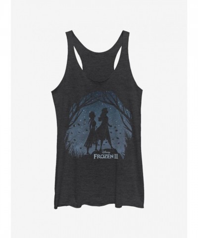 Disney Frozen 2 Girls Tank Top - Black