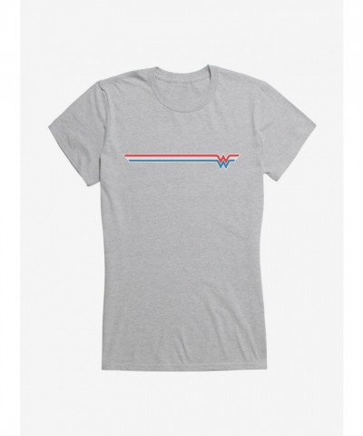 Wonder Woman Sport Stripe T-Shirt for Girls by DC Comics