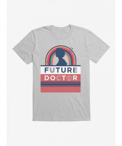 Doctor Who 13th Doctor Futuristic Silhouette Tee for Men