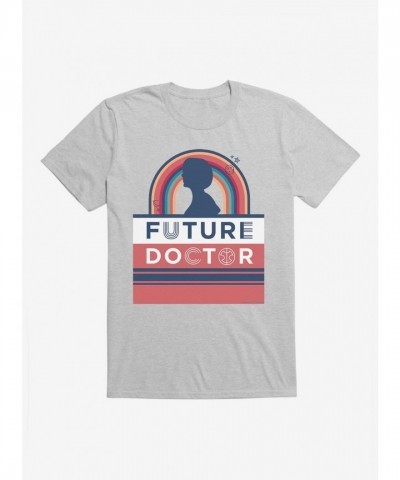 Doctor Who 13th Doctor Futuristic Silhouette Tee for Men