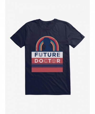 Doctor Who 13th Doctor Futuristic Silhouette Tee for Men