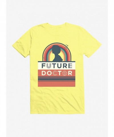 Doctor Who 13th Doctor Futuristic Silhouette Tee for Men
