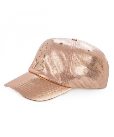 Mickey Mouse Glam Rose Gold Baseball Cap for Adults
