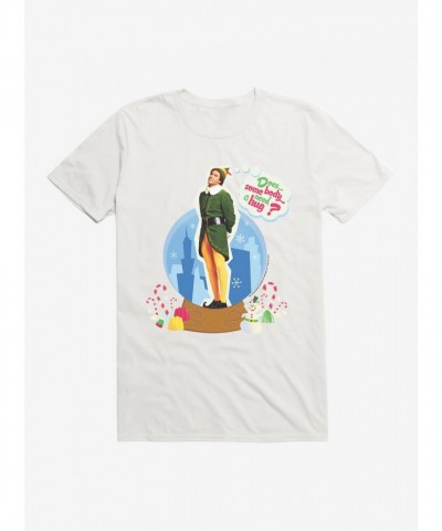 Elf Buddy Hugging T-Shirt for Men