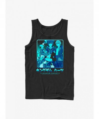 Disney Kingdom Hearts Keyblade Heroes Unisex Tank Top - Black