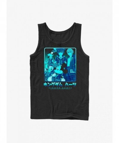Disney Kingdom Hearts Keyblade Heroes Unisex Tank Top - Black
