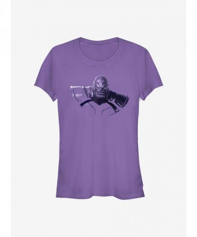 Purple Marvel Avengers Titan Tee for Girls - Lightweight Cotton