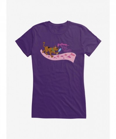 Scooby-Doo Valentine's Day Girls T-Shirt - Follow Your Heart