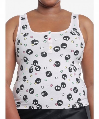Her Universe Plus Size Spirited Away Soot Sprite Girls Crop Tank