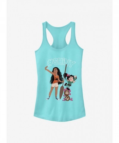 Disney Wreck-It Ralph Girls Beach Life Tank Top - Blue