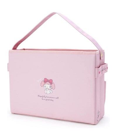 My Melody Structured Canvas Storage Box with Compartments
