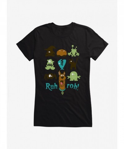 Scooby-Doo Spooky Icons Junior Tee for Girls