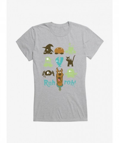 Scooby-Doo Spooky Icons Junior Tee for Girls