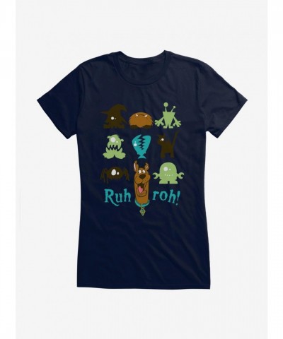 Scooby-Doo Spooky Icons Junior Tee for Girls