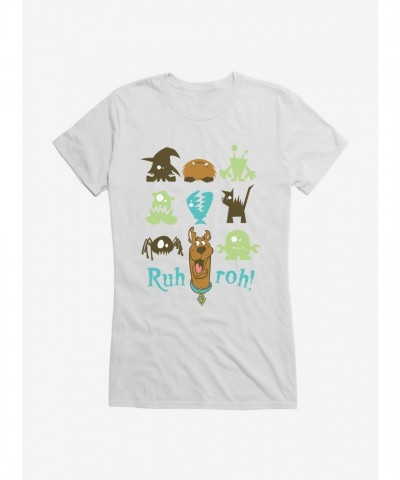 Scooby-Doo Spooky Icons Junior Tee for Girls