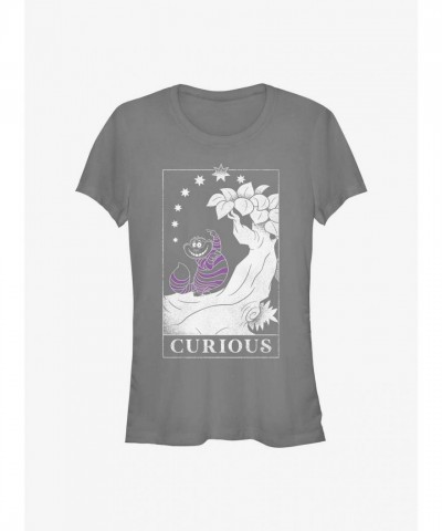 Disney Grey Girls Curious Cosmic Cheshire T-Shirt