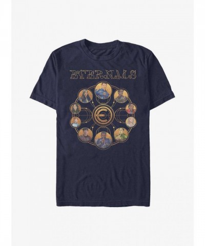 Marvel Eternals Circular Gold T-Shirt for Men