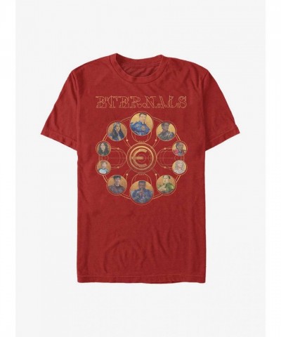 Marvel Eternals Circular Gold T-Shirt for Men