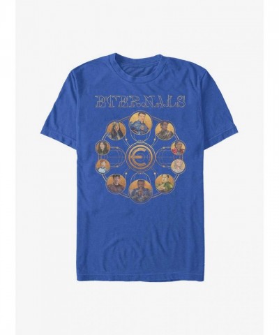 Marvel Eternals Circular Gold T-Shirt for Men