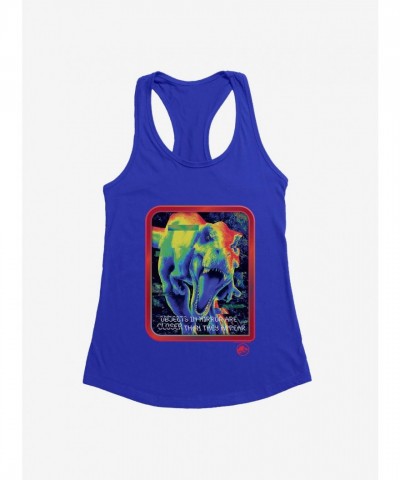 Jurassic Park Mirrored Image Girls Tank Top