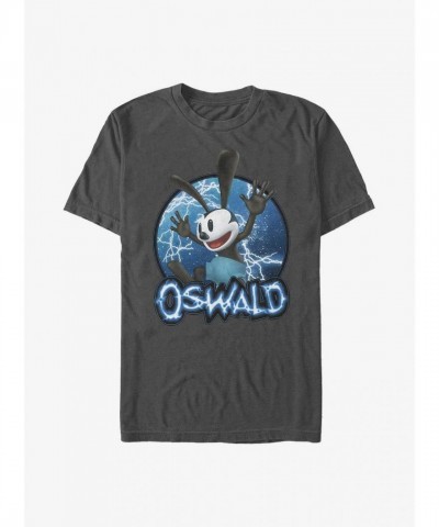 Disney Oswald Mouse Soft T-Shirt in Grey for Men