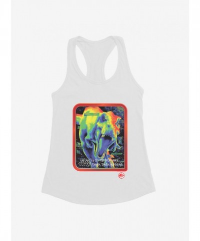 Jurassic Park Mirrored Image Girls Tank Top