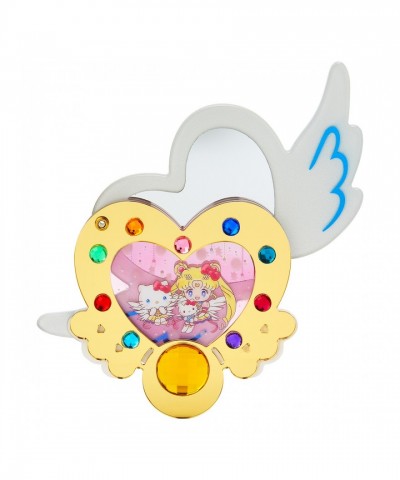 Pretty Guardian Sailor Moon x Sanrio Compact Mirror - Faux Gem Accents