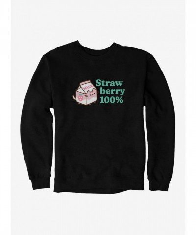 Pusheen Strawberry Sweatshirt for Unisex