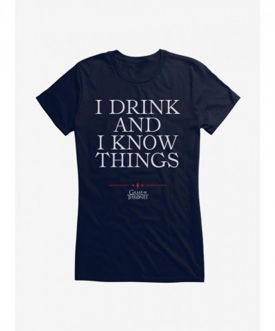 Game of Thrones Tyrion Quote Girls T-Shirt