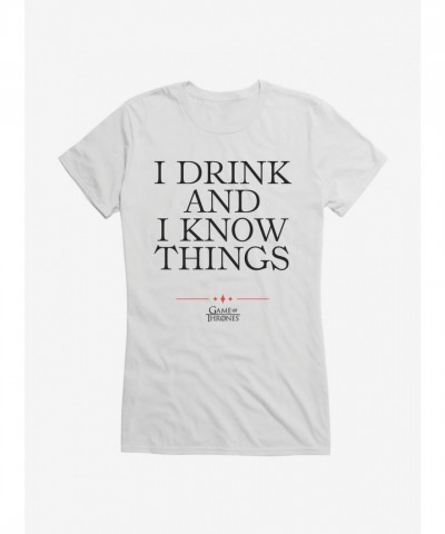 Game of Thrones Tyrion Quote Girls T-Shirt