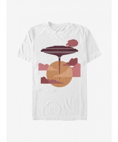 Star Wars Cloud City T-Shirt - Lightweight Cotton Men's White