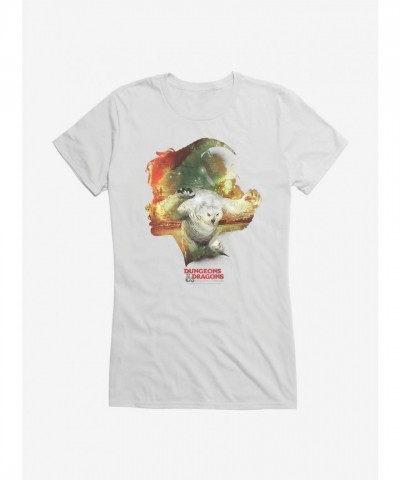 Dungeons & Dragons Honor Among Thieves Owlbear Silhouette Tee for Girls
