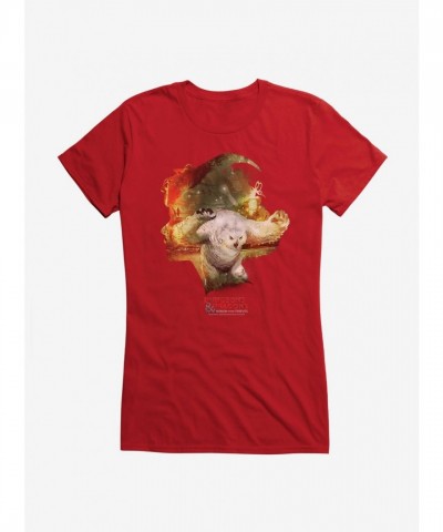 Dungeons & Dragons Honor Among Thieves Owlbear Silhouette Tee for Girls