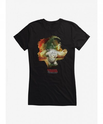 Dungeons & Dragons Honor Among Thieves Owlbear Silhouette Tee for Girls