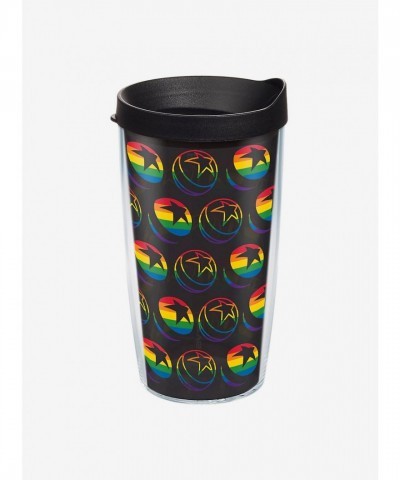 Disney Pixar Rainbow Tumbler with Lid, 16oz Insulated Travel Mug