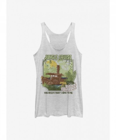 Disney Jungle Cruise Girls Tour Tank Top - WHITE