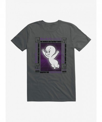 Casper Friendly Ghost Raver T-Shirt for Men - Grey