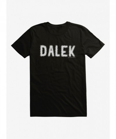 Doctor Who Fuzzy Script Dalek T-Shirt for Men