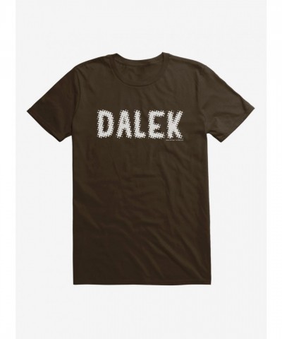 Doctor Who Fuzzy Script Dalek T-Shirt for Men
