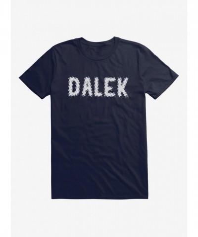 Doctor Who Fuzzy Script Dalek T-Shirt for Men