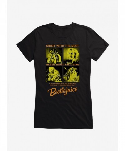 Beetlejuice Ghost Girls T-Shirt - Lightweight Cotton Junior Size