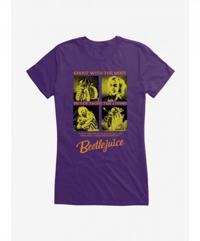 Beetlejuice Ghost Girls T-Shirt - Lightweight Cotton Junior Size