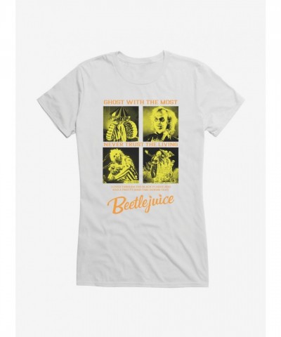 Beetlejuice Ghost Girls T-Shirt - Lightweight Cotton Junior Size