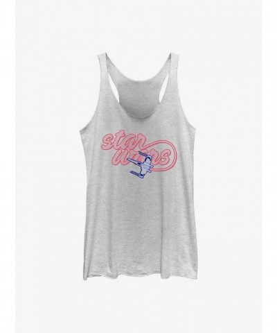 Star Wars X-Wing Logo Girls Tank Top - White