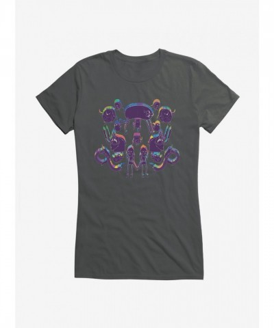 Adventure Time Acid Colorblock Junior Girls T-Shirt